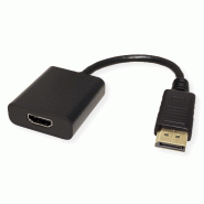 Value câble adaptateur displayport - hdmi, v1.2, hdr 10, dp m-hdmi f_1