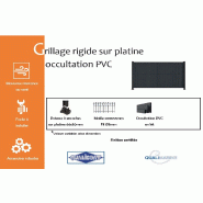 Grillage rigide sur platine occultation PVC - 630_1