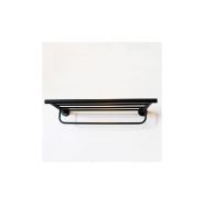 Porte-serviettes de bain 50 cm - Série Serena - Noir élégant - Laiton_1