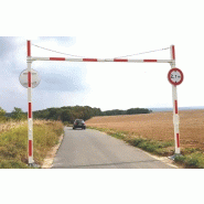 Portique universel tournant réglable 5-12 m pour parking, limitation de hauteur_1