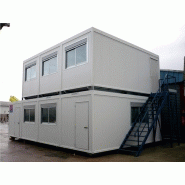 Bungalow de chantier modulaire superposable  / 6.036 x 2.436 x 2.75 m_1