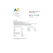 Lot de 2 bacs à pâtons 15L avec couvercle - PEHD blanc - empilables et fabrication française_1