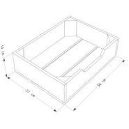 Billy-1 - caisses en bois - Simply a Box - L36 x H10 x P27 cm - personnalisation étagères IKEA_1