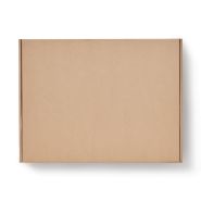 Boîte postale en carton sans impression - Packhelp SA - 37 x 29 x 7 cm - 3 couches de carton ondulé avec bandes adhésives_1