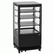 Mini-vitrine réfrigérée 64L2T noire 700358GV1 Bartscher_1