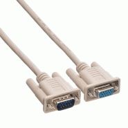 Roline vga câble pour écran hd15 f - hd15 m a-b, 3 m_1