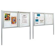 Vitrine intérieure - large gamme pour entreprises - différentes formes et conceptions_1