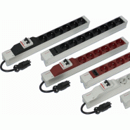 Bâti de prises SCHROFF, UTE, avec entrée Wieland®, 8 prises, 19