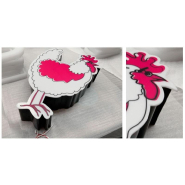 Caisson lumineux LED avec formes personnalisables - base aluminium, éclairage LED_1