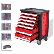 Servante d'atelier complète TOPCAR - 7 tiroirs - 383 pièces - Racing-R7T3M_1