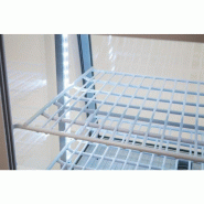 Vitrine réfrigérée de comptoir blanche 100 L - 2 étagères réglables - Commandes numériques - Réfrigérant R600a_1