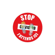 Adhésif à coller au sol 