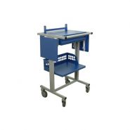 Athalia - Chariot informatique PCM Habilclass - Dimensions modulables H 1100 à 1205 x L 590 à 785 x P 562 mm_1