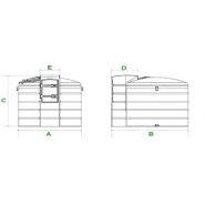 Cuve AdBlue - Renson - 5000 L - Double paroi avec pompe à membrane, pistolet automatique et compteur digital_1