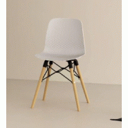 Lot de 4 chaises Design Nut - Mobel Linea. - Blanc_1