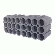 Casier à bouteilles 12 emplacements en polystyrène - empilable et solidaire_1