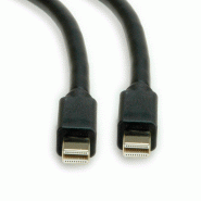 ROLINE Câble Mini DisplayPort v1.4, mDP M - mDP M, noir, 2 m_1