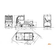 Te152 - tracteur logistique - Simai - électrique 4 roues - capacité de traction 15000 kg_1