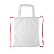 Sac piscine personnalisé - sur mesure avec cordes colorées et longues anses en polyester 190T_1