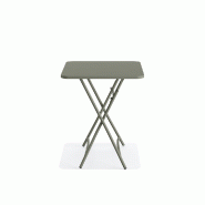 Breeze - Table de bistrot pliable 60x60 cm en métal Vert_1