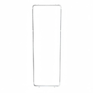 Cadre tube 60x20mm angle rond Pas 36 mm L950xH3000mm - blanc_1