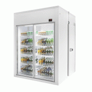 Chambre froide positive 1800x1200x2200mm 2 portes en verre Combisteel_1