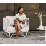 Fauteuil Aliona extérieur - design moderne et intemporel - tissu résistant à l'eau et à l'humidité_1