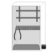 Armoire de stockage extérieur G-LINE pour bouteilles de gaz G-OD modèle GOD.215.135 - Réf 30692-015-32673_1