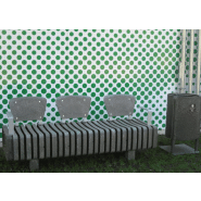 Banc public Vertebra R UM322R - Système modulaire en plastique recyclé, flexible et durable_1