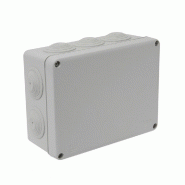 Boîte de dérivation étanche en saillie DEBFLEX - 10 entrées - passage des fils direct sans découpe_1