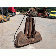 Mecalac Benne preneuse avec attache rapide Mecalac pour pelle_1
