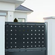 Portail coulissant Melbourne - cadre tube 40x40x2 - remplissage tôle de 2_1