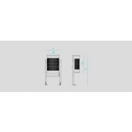 Up3is - corbeille BCN semi.R inox - Novatilu - 40 litres - acier inoxydable poli brillant_1