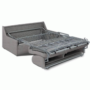 CANAPÉ CONVERTIBLE GAIN DE PLACE EXPRESS 140CM MATELAS 14CM NEO GRIS SILEX_1