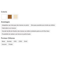 Clôture pvc cl 04 d / type 02 d - cg pro - embout rond ou plat_1