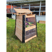 Composteur individuel pédagogique - 25L, 150L, 300L, 600L - Poids et dimensions ND_1