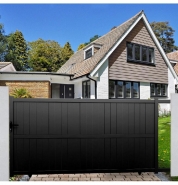 Portail coulissant aluminium NICE - gris anthracite - portnicecoul350170g_1