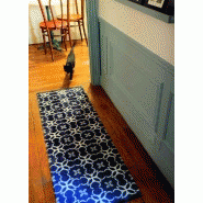 Tapis d'entrée déco intérieur absorbant - Ksour canard - 75x50 cm_1
