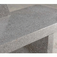 Banc en béton poli LOUVRE_1