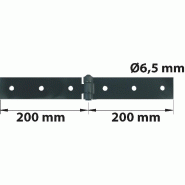 Charnière forte acier pour volets battants, l.40 x l.300 mm_1