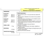 Ju315 - armoire de sécurité pour produits inflammables - delahaye - capacité 57 l_1