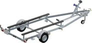 Porte bateau immergeable Sun Way - D2411 - PTAC : 1000 Kg - Kit multi rouleaux - 1 essieu freiné - Référence GD13V/G1942V_1
