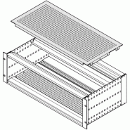 SCHROFF EuropacPRO Plaque de recouvrement pour boulonnage sur panneau latéral, SNCF, 84 CV, 235 mm_1