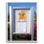 Vitrine extérieure TRADITION - épaisseur 30mm - affichage de 2 à 18 A4 - aluminium anodisé ou peint_1