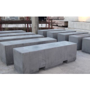 Bloc en béton anti-bélier - 1,9 tonnes - pour voiries ou parkings - coloris personnalisables_1