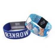 Bracelet RFID - Kaven - Polyester multicolore avec puces LF, HF et UHF_1