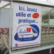 Vitrine extérieure - Cadre aluminium anodisé, Vitrage méthacrylate, Serrure à clé carrée - Publivisio_1