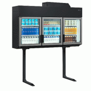 Armoire de congélation murale noire pour supermarché - 545 L | Tefcold - MTF185B_1