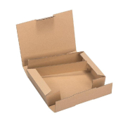 Boîte d'expédition en kraft brun - simple cannelure - 24x17x5cm - par 20_1