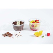 Couvercle p/pot dessert réemployable 200ml Ø10x1,1cm transparent givré - par 50_1